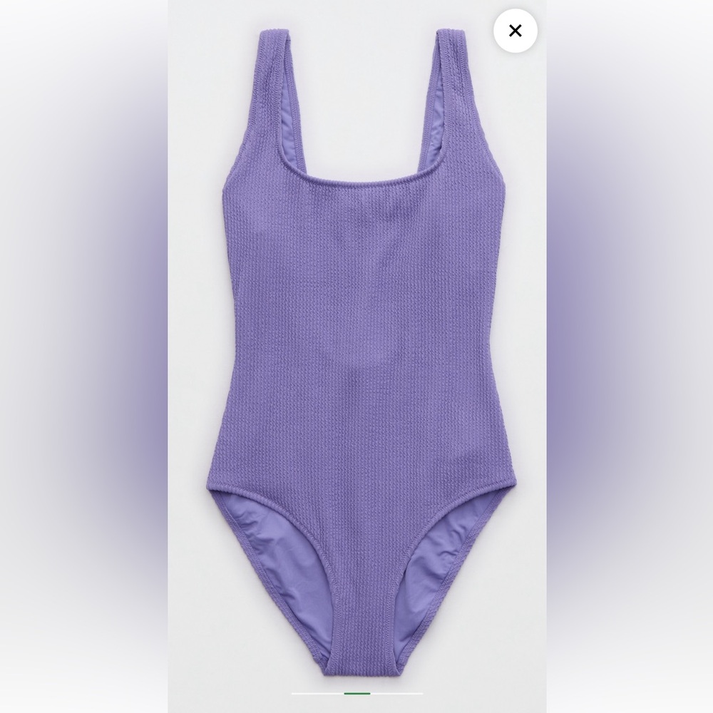 Aerie Crinkle Scoop Full Coverage One
Piece Swimsuit